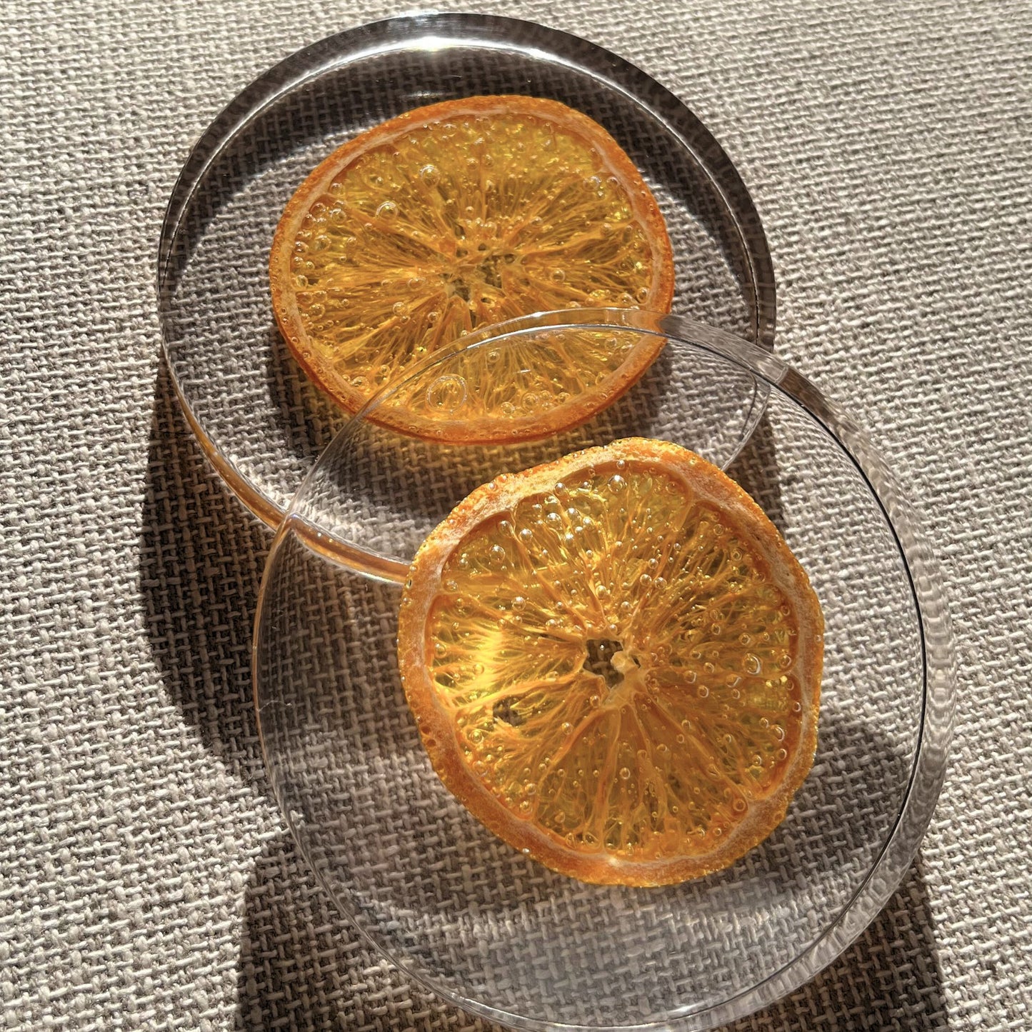 Untersetzer mit Orange 2er / 3er / 4er Sets